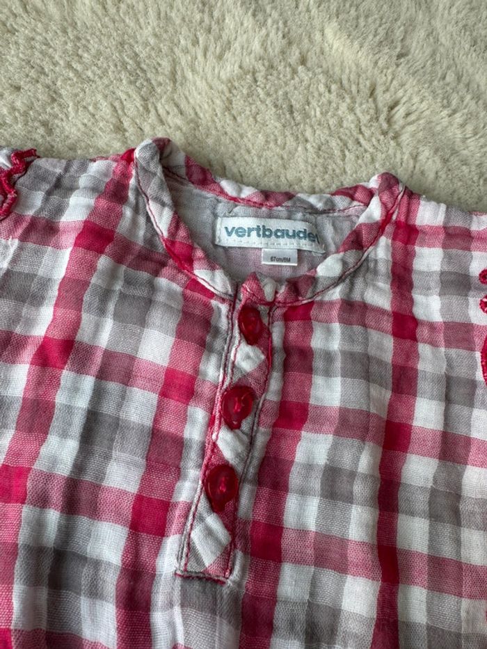 👗 robes lot de 4 - bébé fille 6 mois - très bon état - Kiabi verbaudet - photo numéro 10