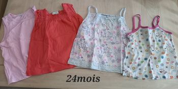 Lot t-shirt 24mois