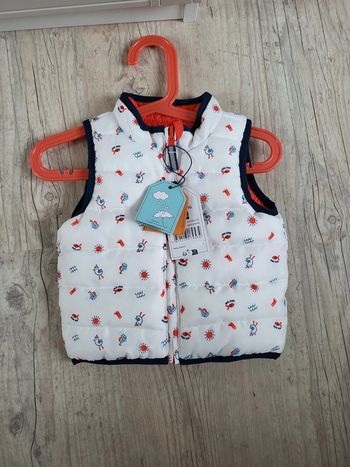 Doudoune sans manches réversibles