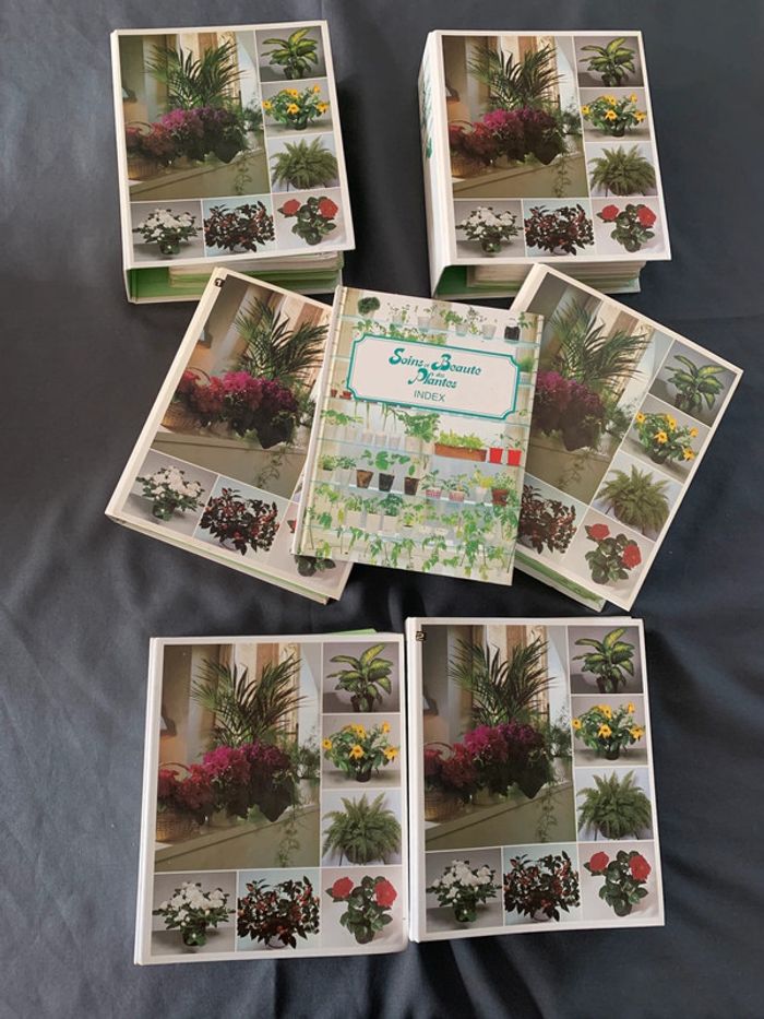 Soins et beauté des plantes - 1140 fiches explicatives - Série complète 6 classeurs + livre index