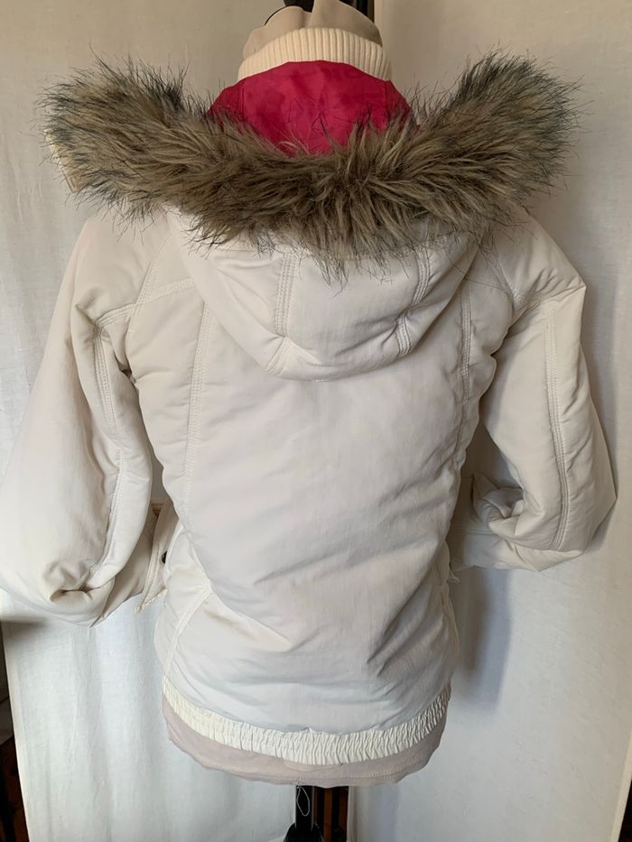 Manteau Schott blanc taille S - photo numéro 8