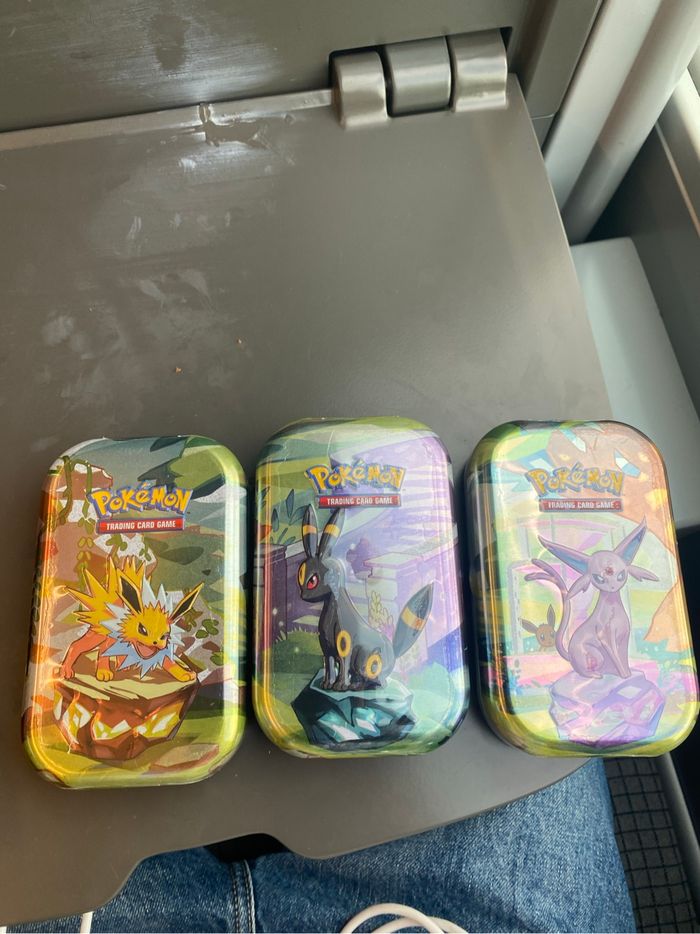 Lot de mini tins évolution prismatique 8.5