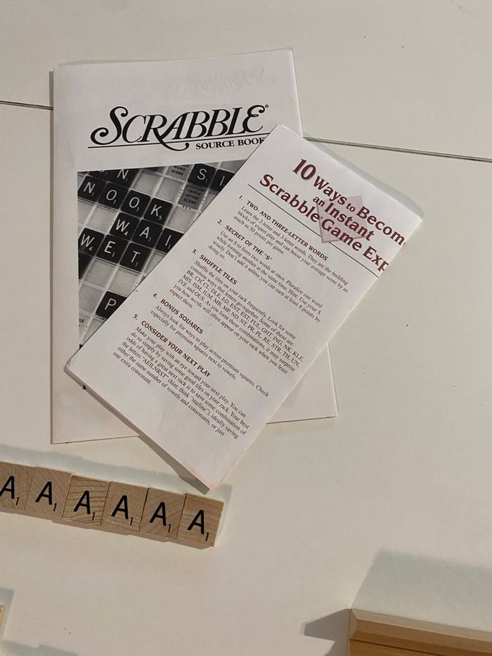 Scrabble en anglais lettres et chevalets en Bois - photo numéro 6