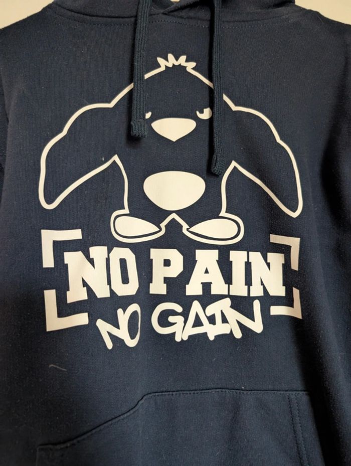 Sweatshirt No pain no gain homme taille S - photo numéro 2