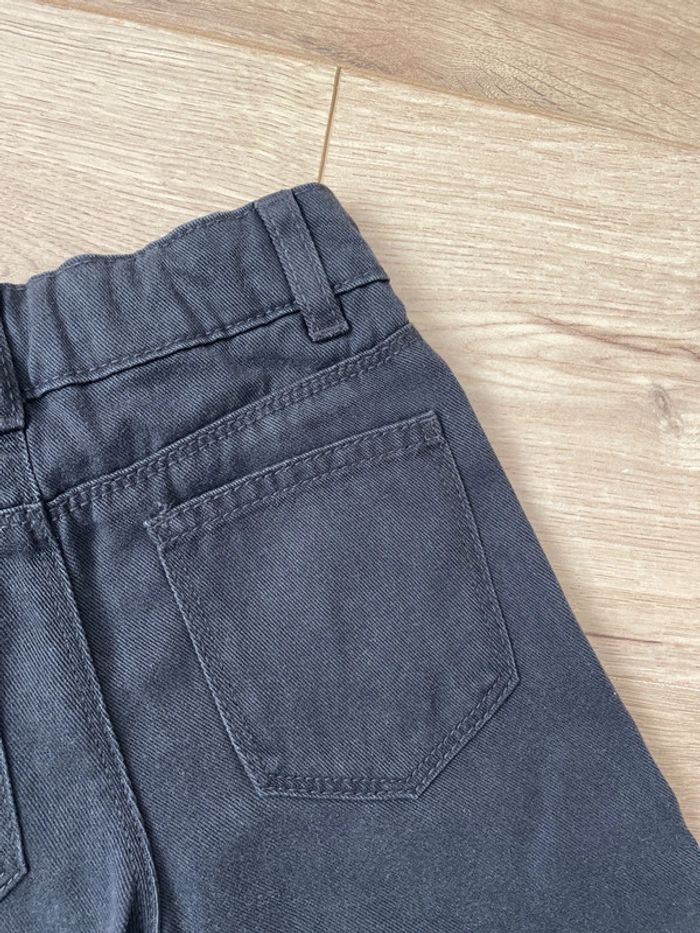 Pantalon large neuf tencel 4 ans gris anthracite - photo numéro 6