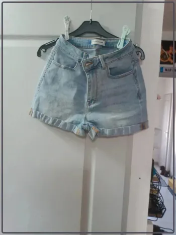 Short en jean femme