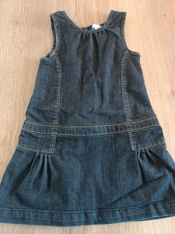 Robe sans manche en jean