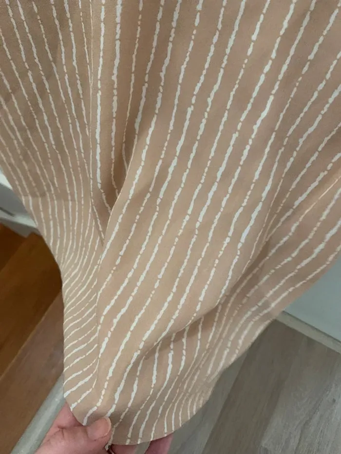 Débardeur T.36 Primark beige rayures blanches comme neuf - photo numéro 3