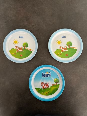 3 assiettes Kiri