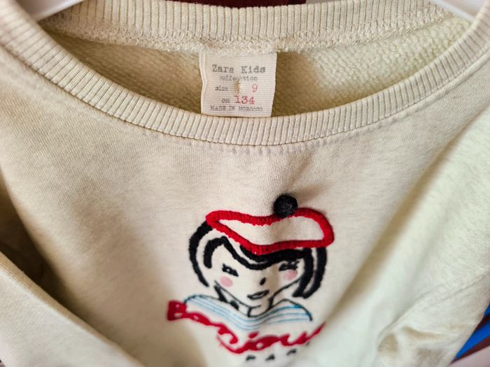 Sweat fille 9-10 ans / Zara kids - photo numéro 2