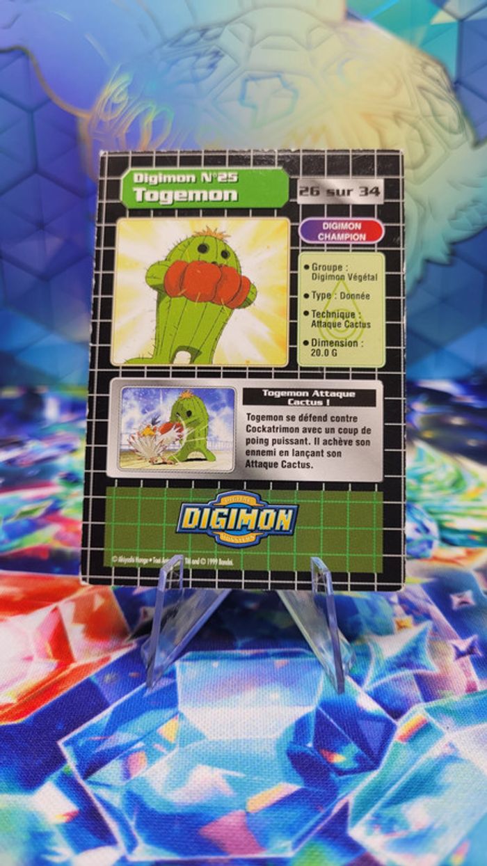 Carte Digimon Togemon 26/34 Édition Série TV - photo numéro 2