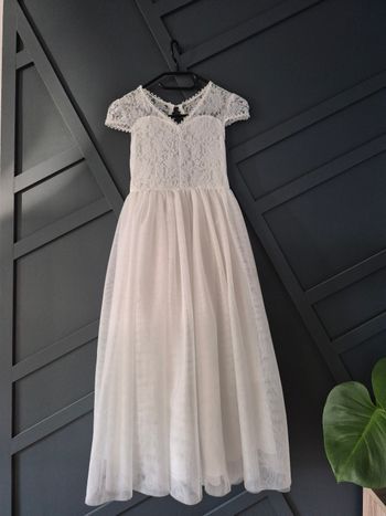Robe cérémonie blanche 10 ans