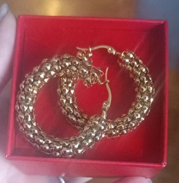 Créoles fantaisies dorées 