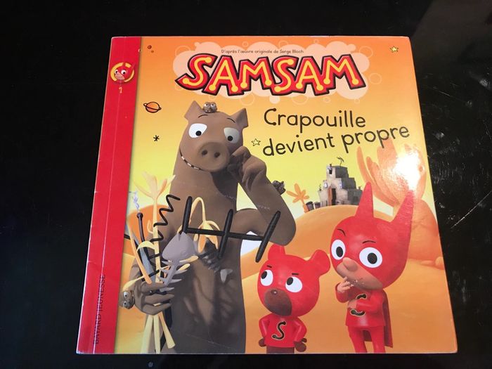 Livre Sam Sam crapouille devient propre