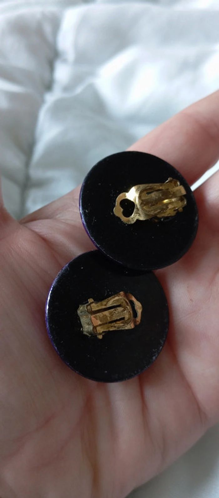 Clips d'oreilles inspi 70's - photo numéro 5