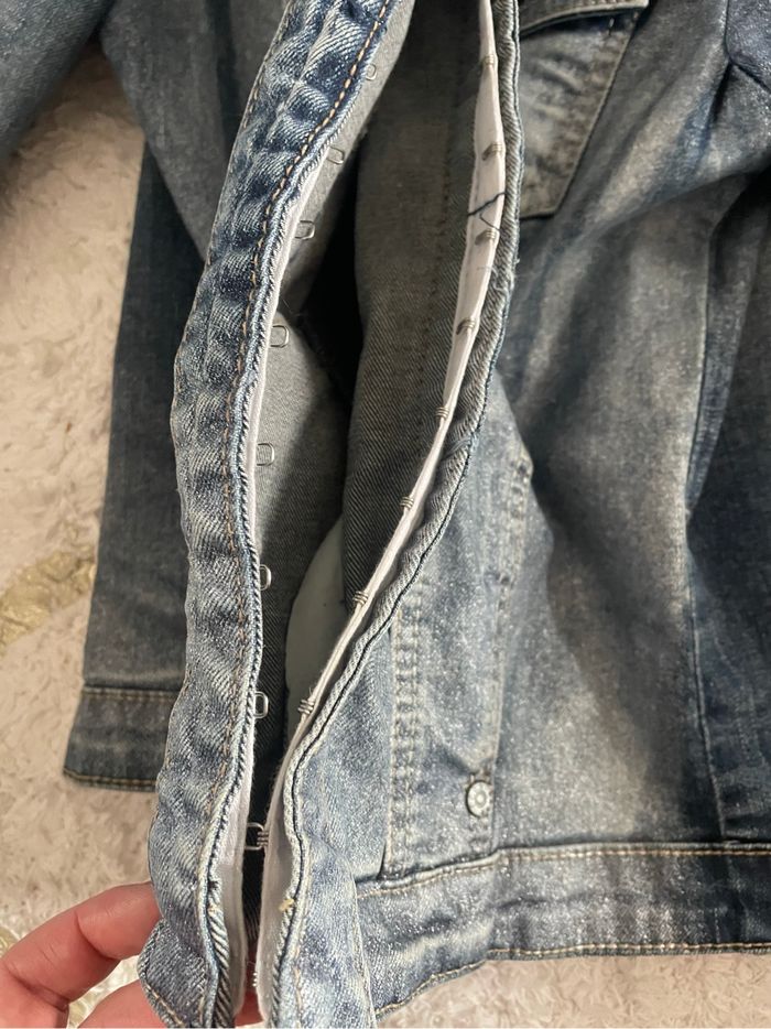 Veste jeans enduit - photo numéro 5