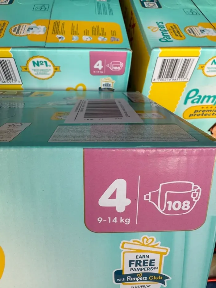 Couches Pampers XXL Premium protection taille 4 - photo numéro 2