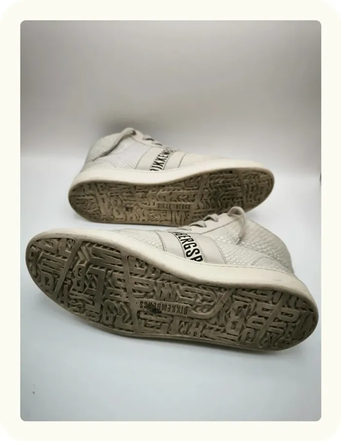 Baskets montantes effet écailles reptile Homme Taille 42 - photo numéro 6