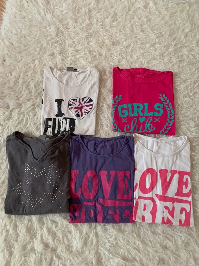 Lot de hauts kiabi 12 ans