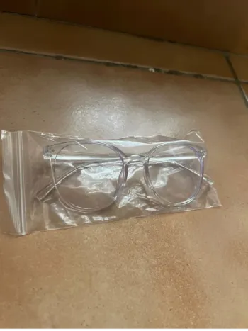 Lunettes transparente branches fines pour écran - lumière bleue
