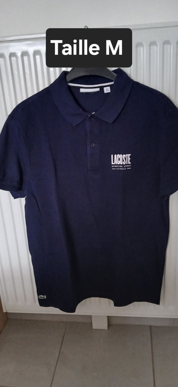 Polo homme Taille M marque Lacoste - photo numéro 2