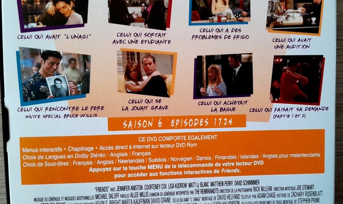 coffret dvd saison 6 Friends - photo numéro 3