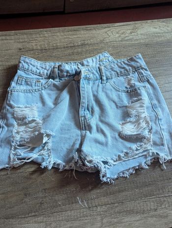 Short en jean femme