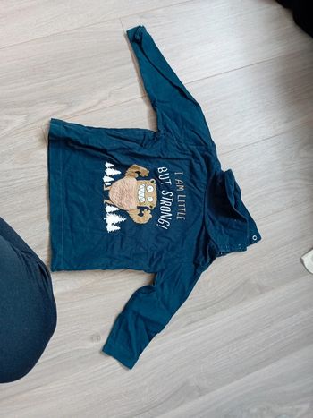 Tee shirt manche longue col roule 24.mois