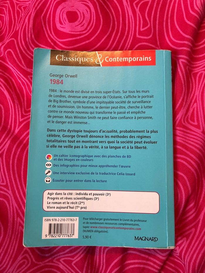 Livre 1984 George Orwell - photo numéro 2