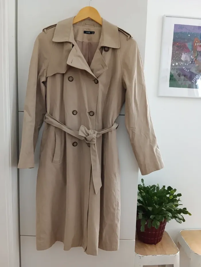 Trench beige autre ton monoprix taille 40 - photo numéro 2