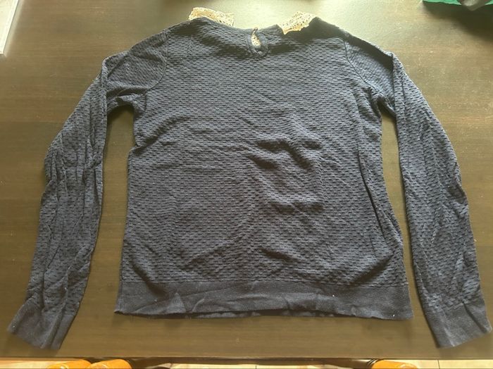 Pull chemise T. 38 - photo numéro 3