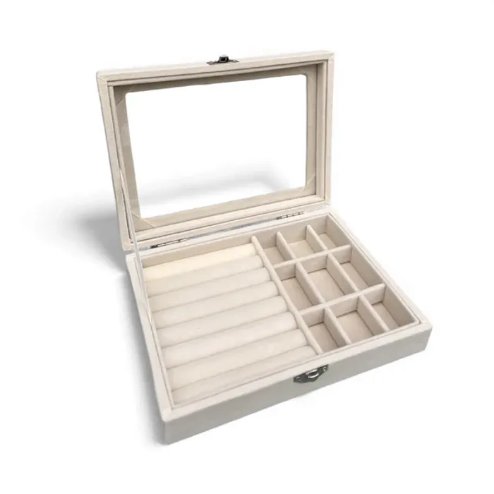 Boîte à Bijoux Blanc 20x4.5 Neuf - photo numéro 2