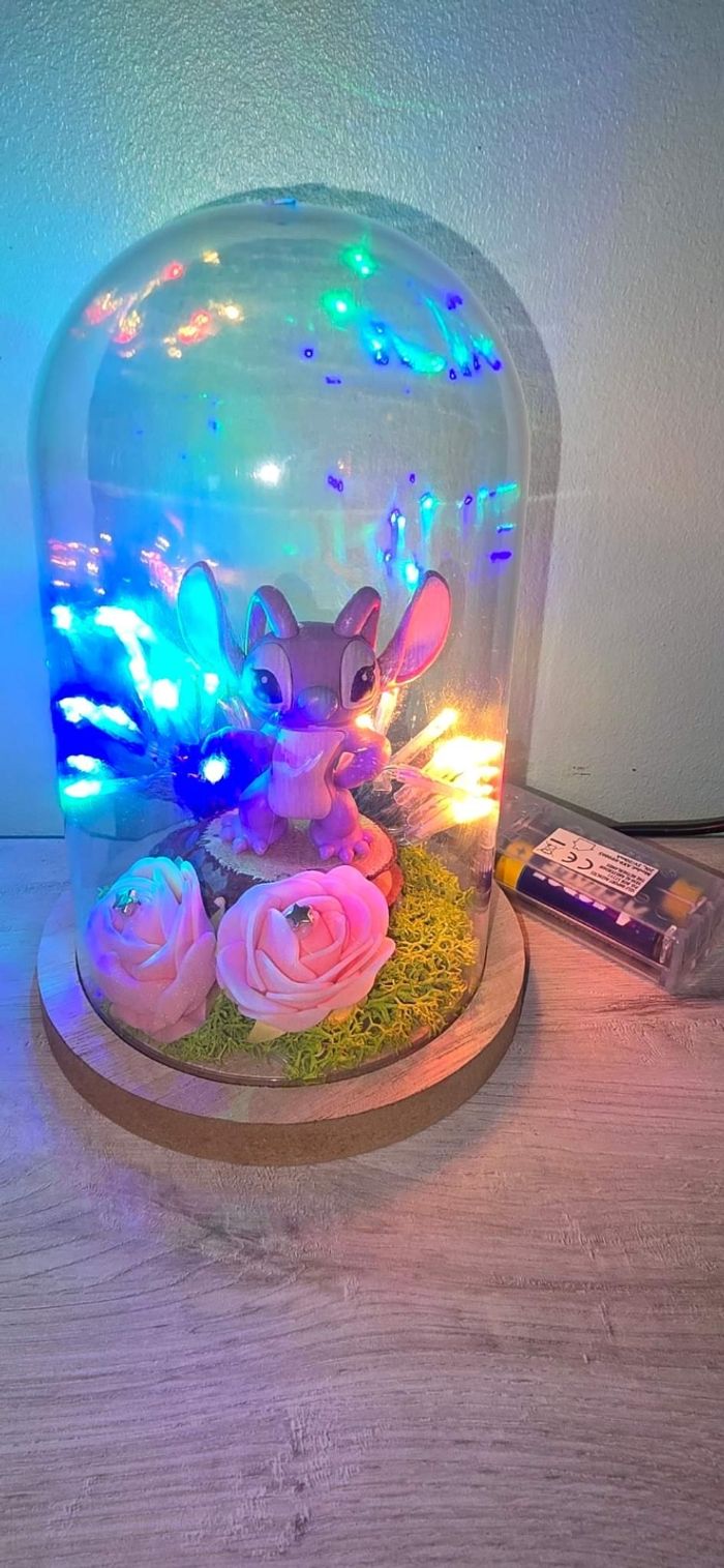 Cloche angel lumineuse