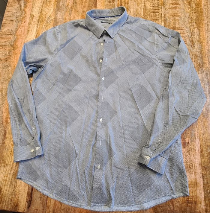 Chemise grise avec motif  XXL 45-46 - photo numéro 9