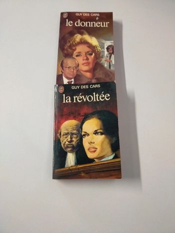 Lot de 2 livres Guy de Cars