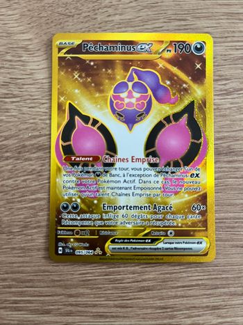 Péchaminus Ex Gold SFA 095/064  carte Pokémon