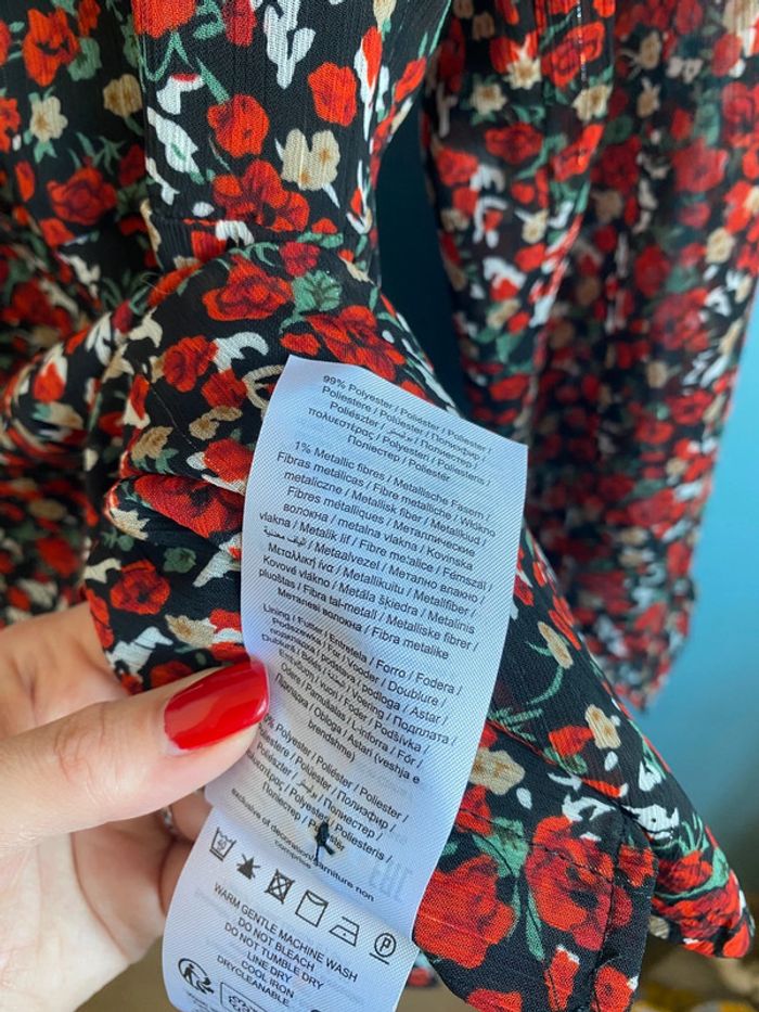 Jolie robe fluide avec motif fleurie marque only - photo numéro 11