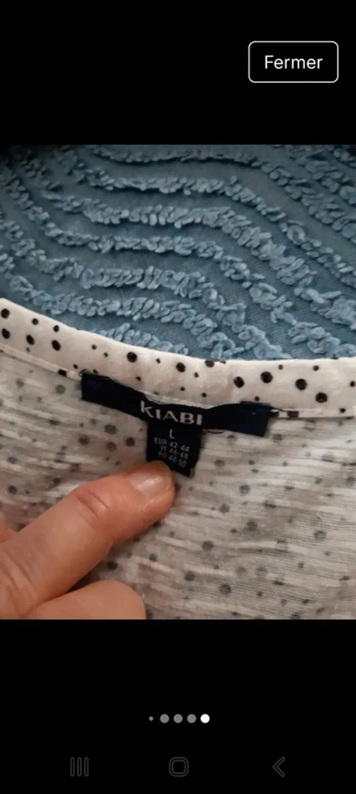 Haut blanc et motifs 40 - photo numéro 6