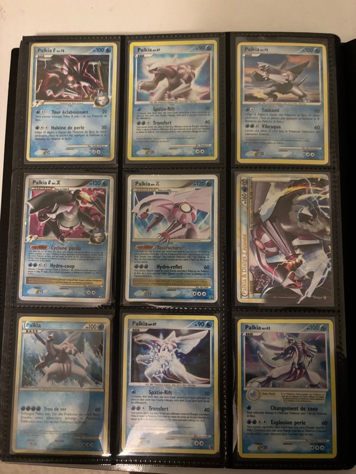 Lot de cartes Pokémon palkia et dialga - photo numéro 2