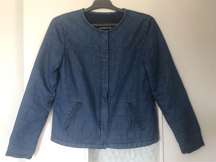 Veste jeans légèrement molletonnée