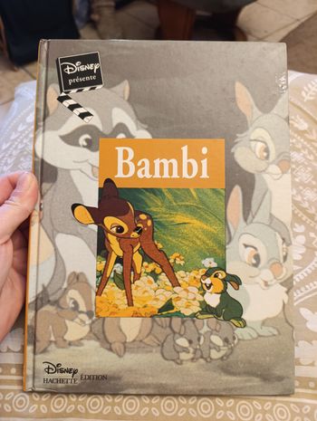 Livre Disney "Bambi" - Collection Hachette (Vintage)