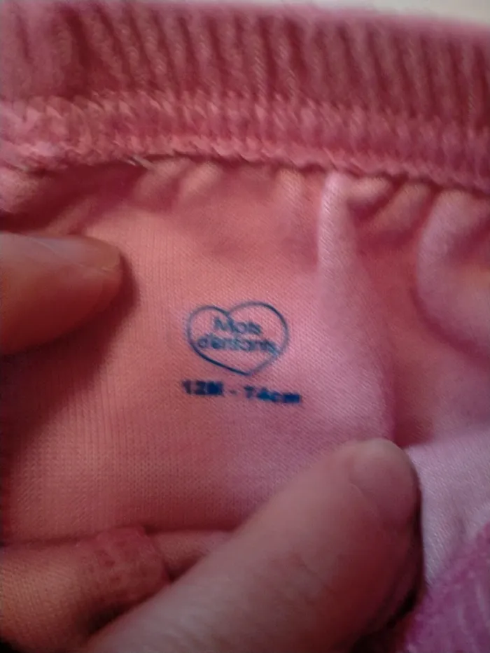 Pyjama 2 pièces Mots d’Enfants Taille 12 mois - photo numéro 7