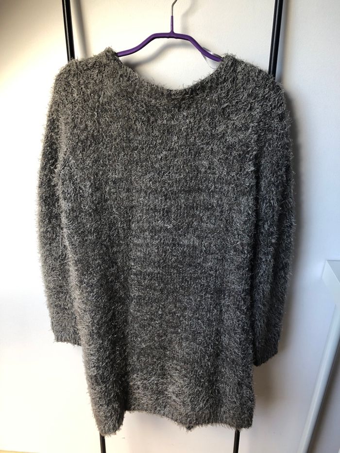 Gilet long gris - photo numéro 2