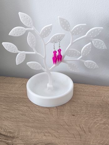 Boucles d'oreilles impression 3D 