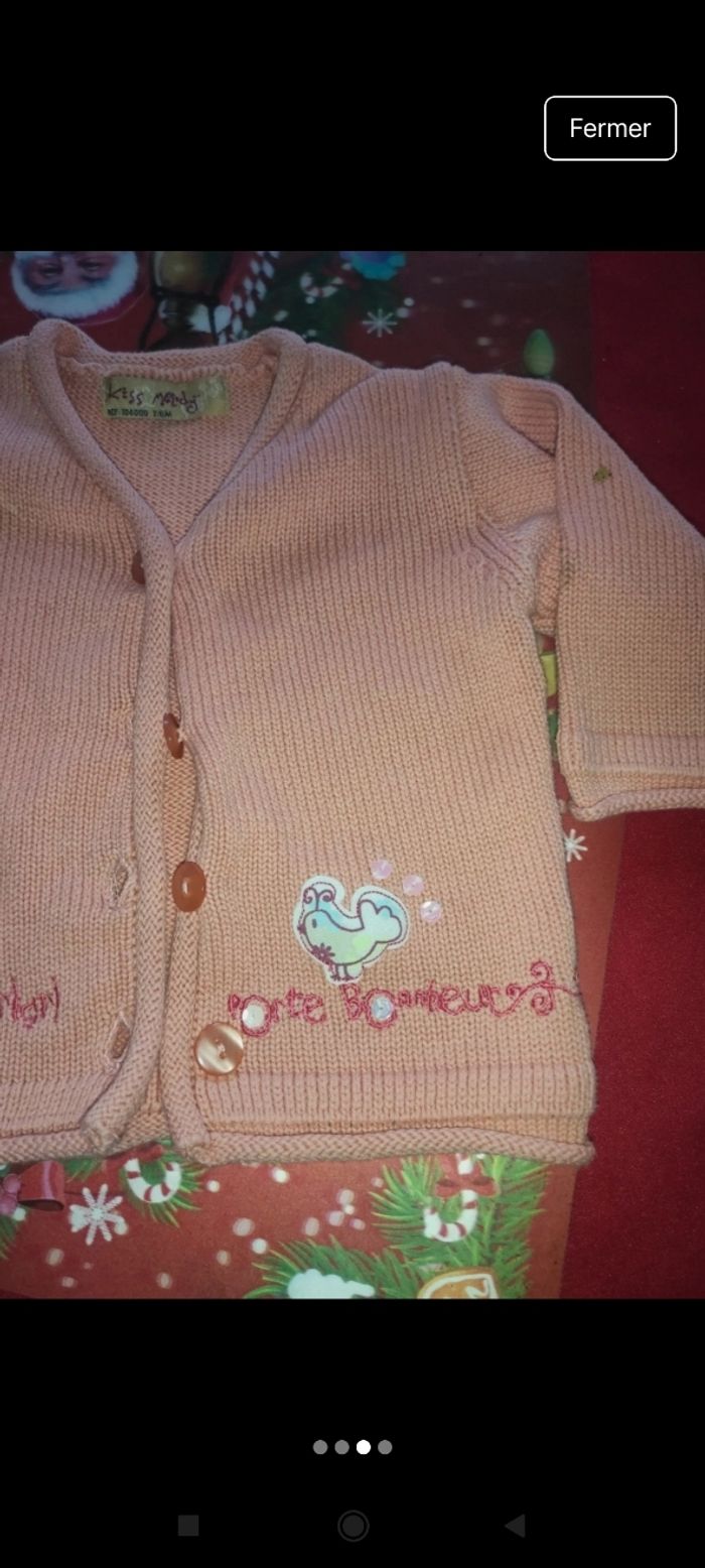 Très beau gilet fille e4 - photo numéro 3