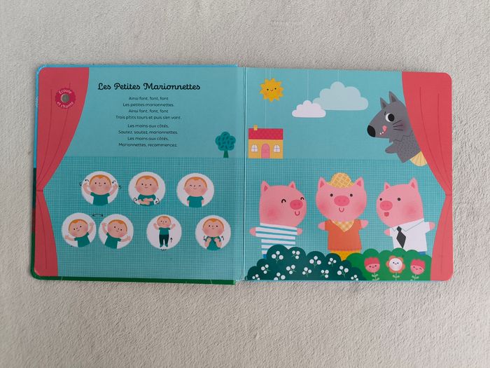 Livre sonore Mes plus belles comptines à mimer - photo numéro 4