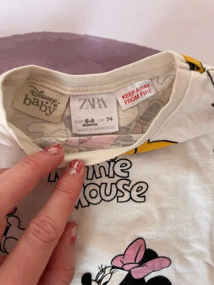 Ensemble bébé fille Zara – Taille 9 mois – Motif Disney - photo numéro 4