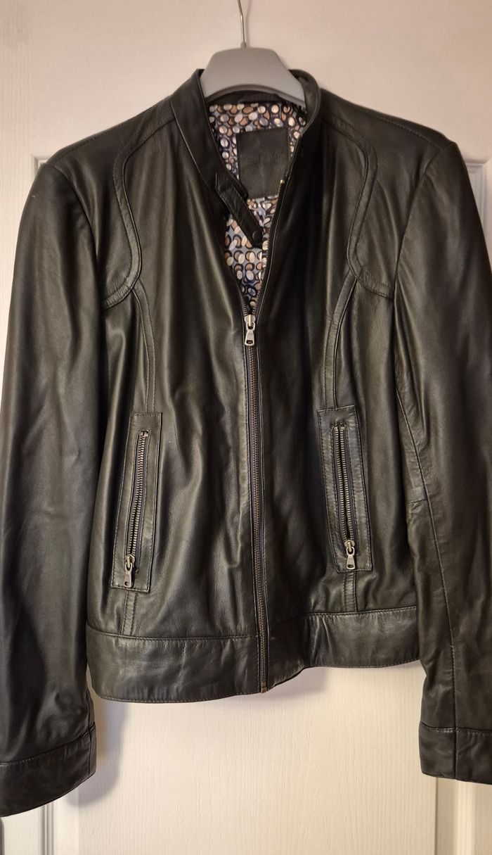 Blouson femme cuir véritable