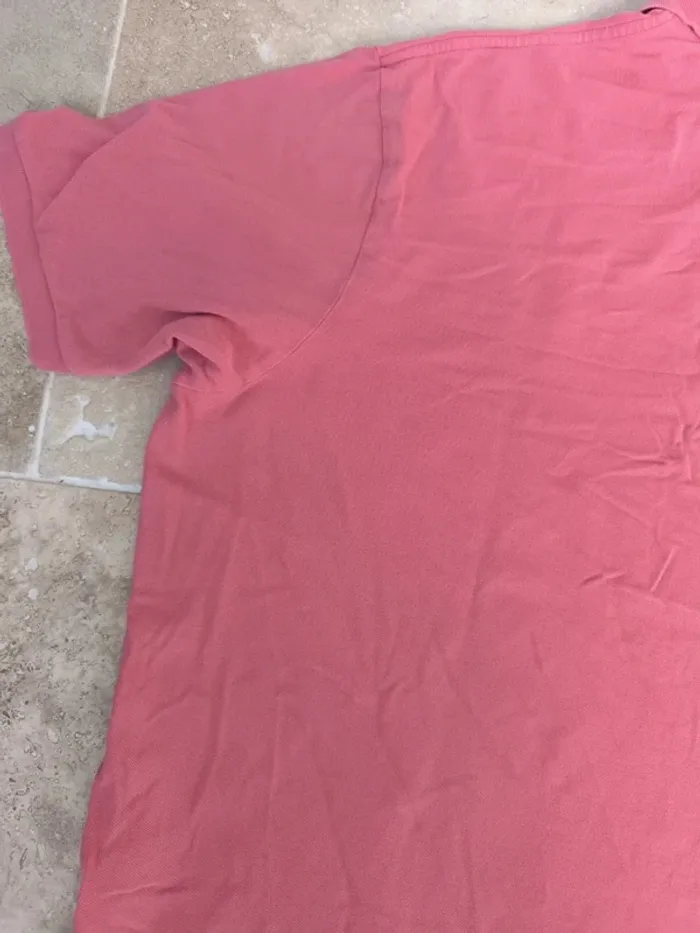 Polo Ralph Lauren homme taille 4XB rose saumon logo marine excellent état - photo numéro 13