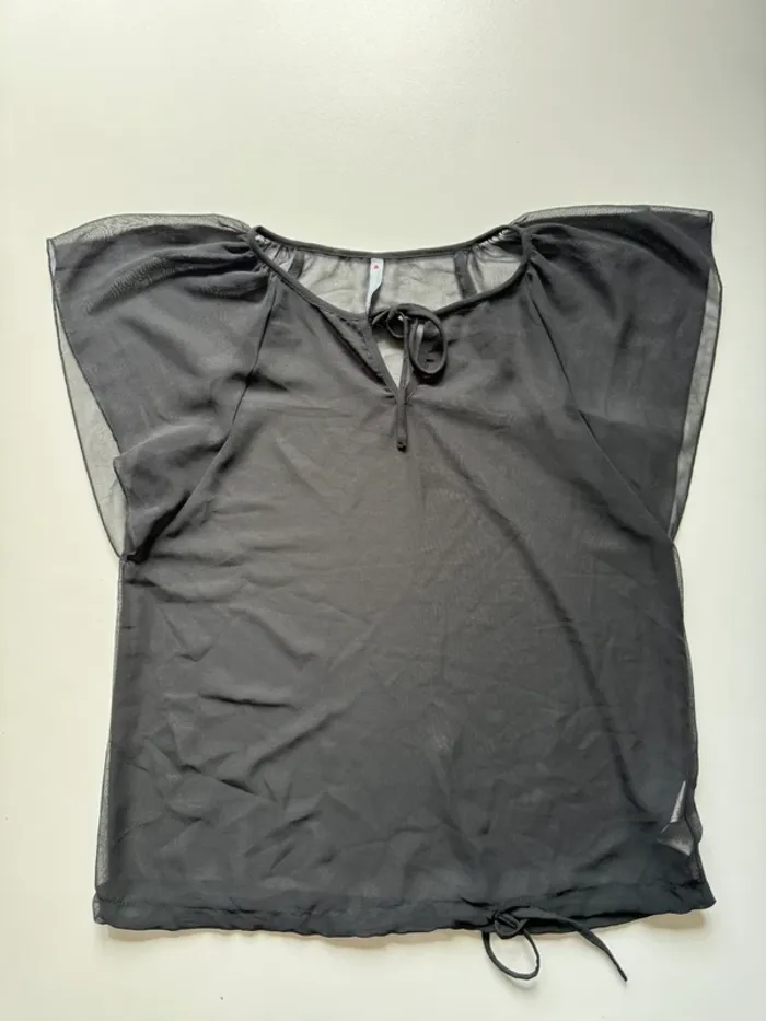 Blouse noir / Top noir - photo numéro 6